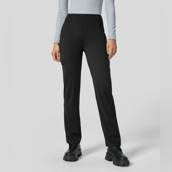Halara Flex™ Mid Rise Multiple Pockets Cool Touch Work Straight Leg Pants XS - Picture 1 of 4